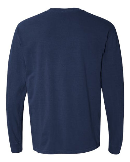 Unisex Long Sleeve Tee-Navy