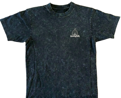 Acid Washed Tee-Mineral Blue