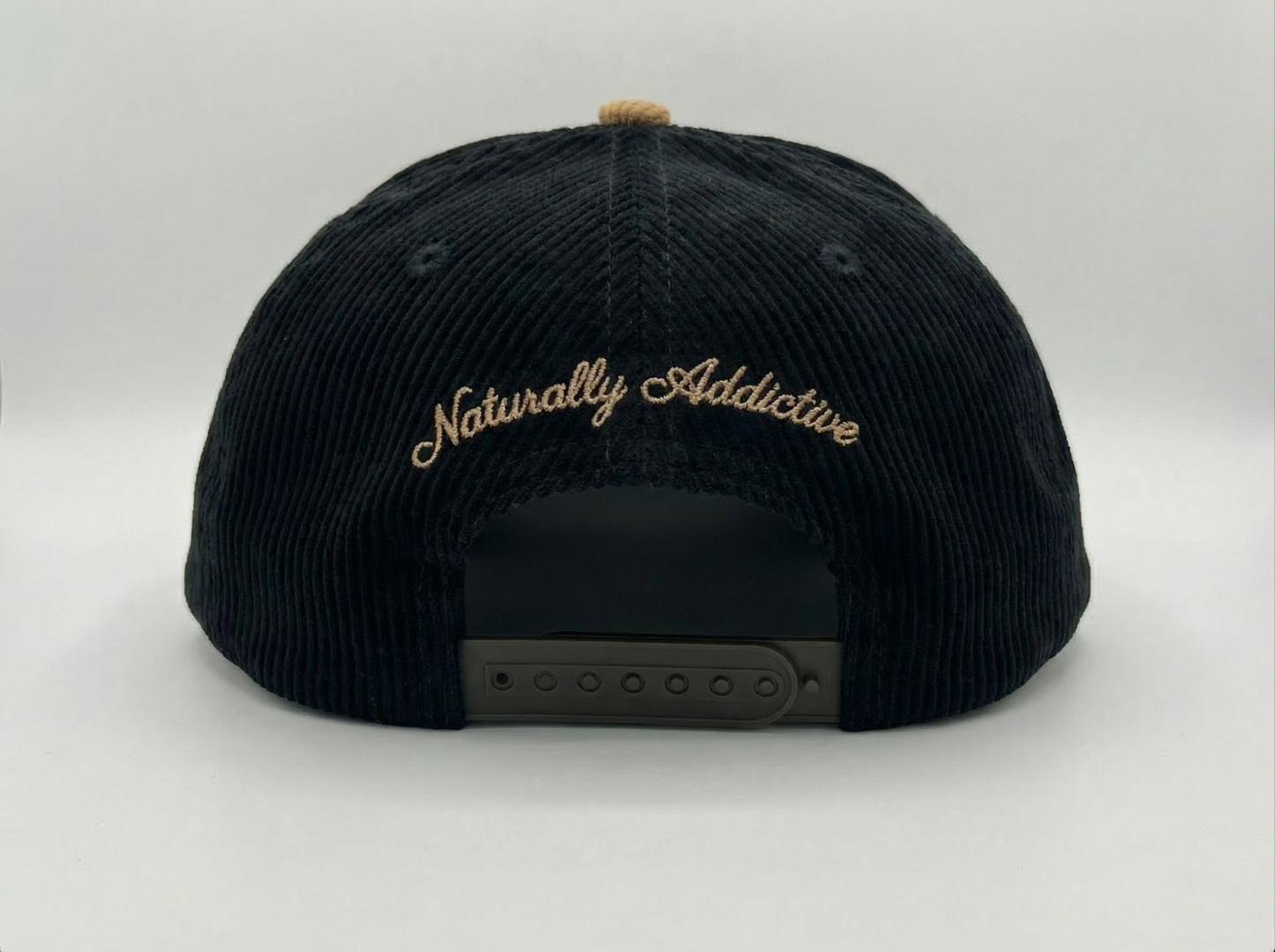 Corduroy Hat-Black/Brown