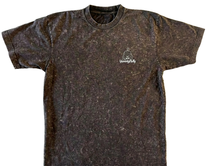 Acid Washed Tee-Mineral Brown