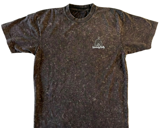 Acid Washed Tee-Mineral Brown