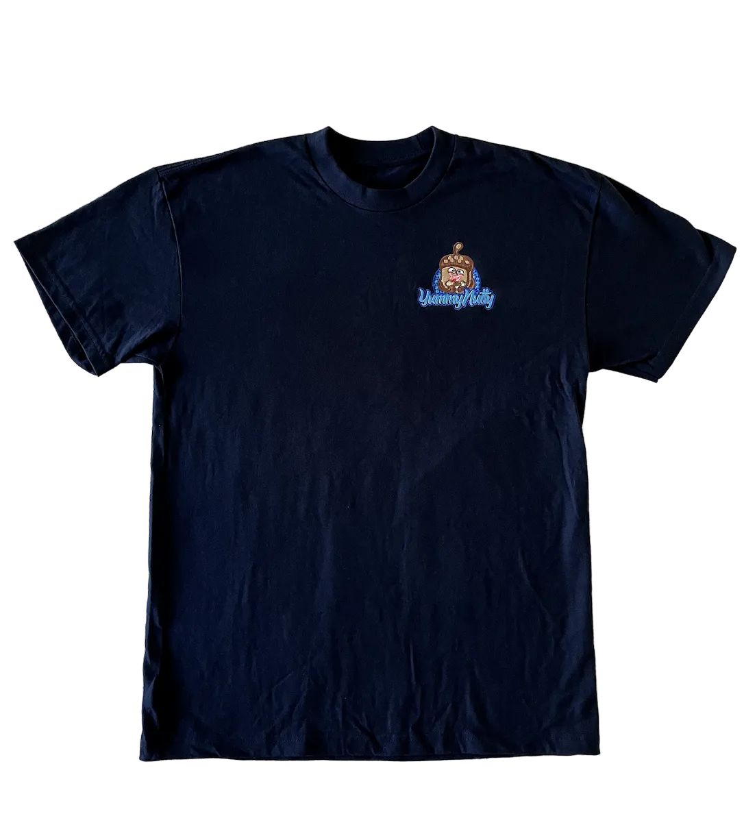 Multicolor Logo Tee-Navy