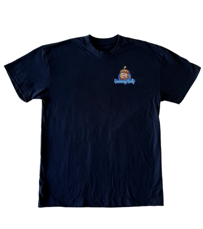 Multicolor Logo Tee-Navy