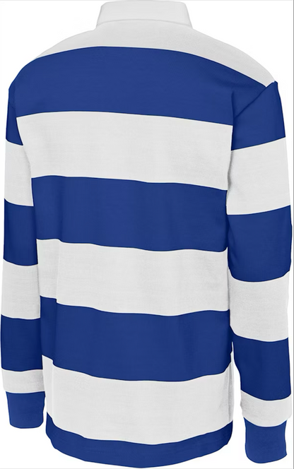 Rugby Polo-Royal Blue