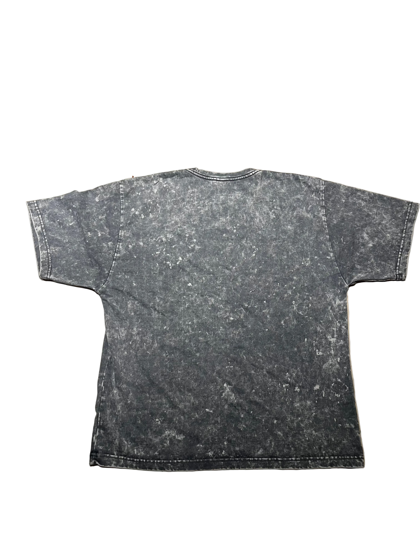 Acid Washed Tee-Silver
