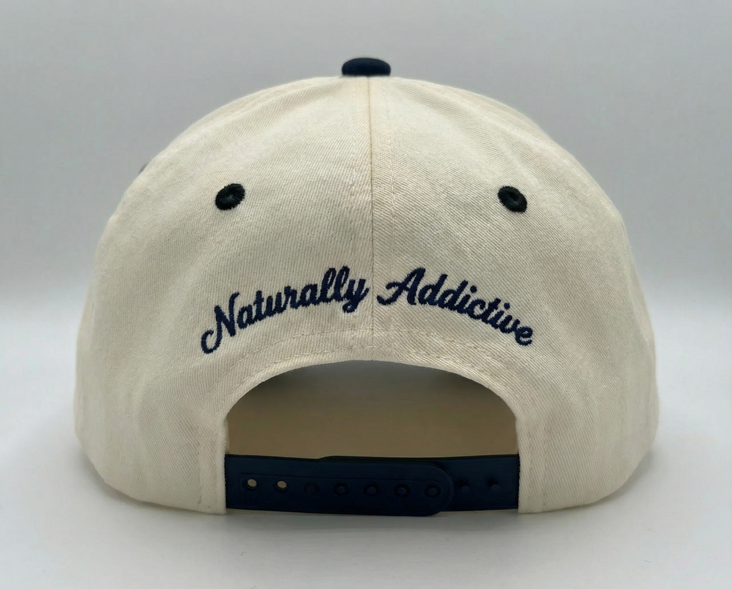 2 Panel Multicolor Logo Hat-Navy