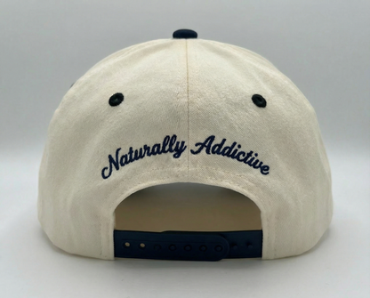 2 Panel Multicolor Logo Hat-Navy