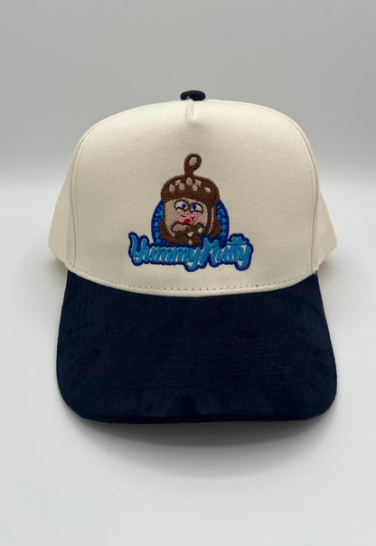 2 Panel Multicolor Logo Hat-Navy