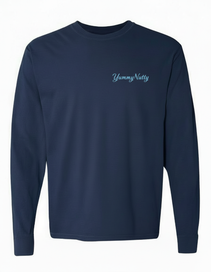 Unisex Long Sleeve Tee-Navy