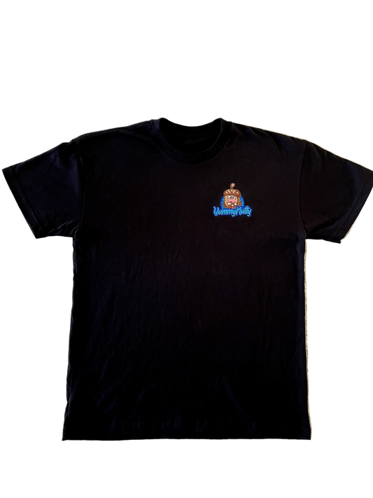 Multicolor Logo Tee-Black