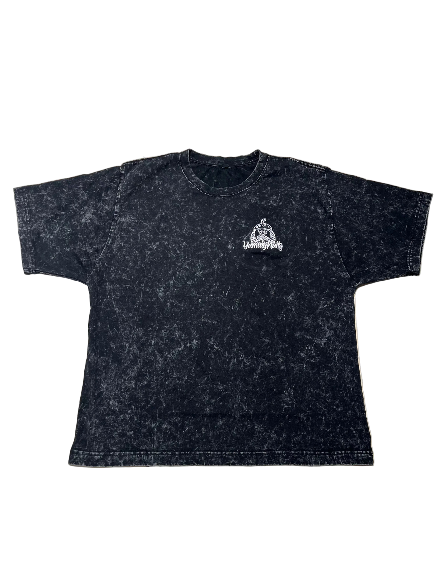 Acid Washed Tee-Black
