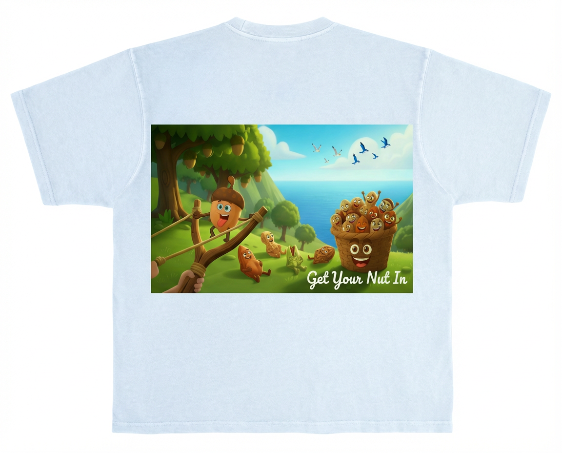 Heavyset Graphic Tee-Powder Blue