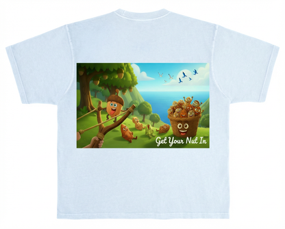 Heavyset Graphic Tee-Powder Blue