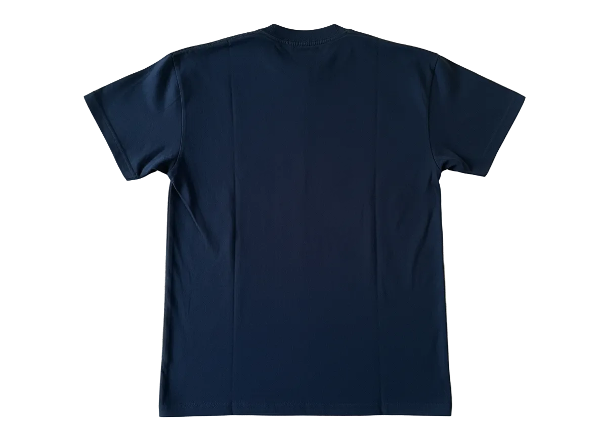 Multicolor Logo Tee-Navy