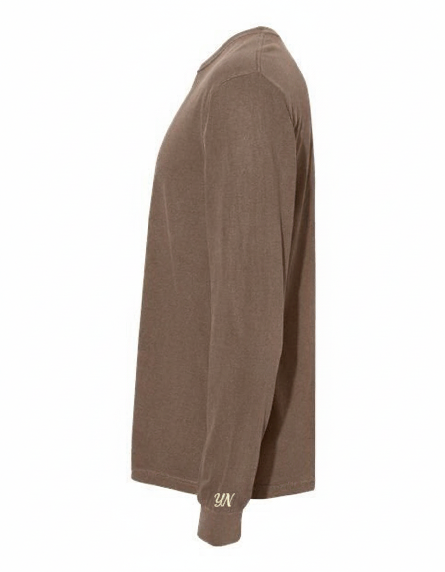 Unisex Long Sleeve Tee-Espresso