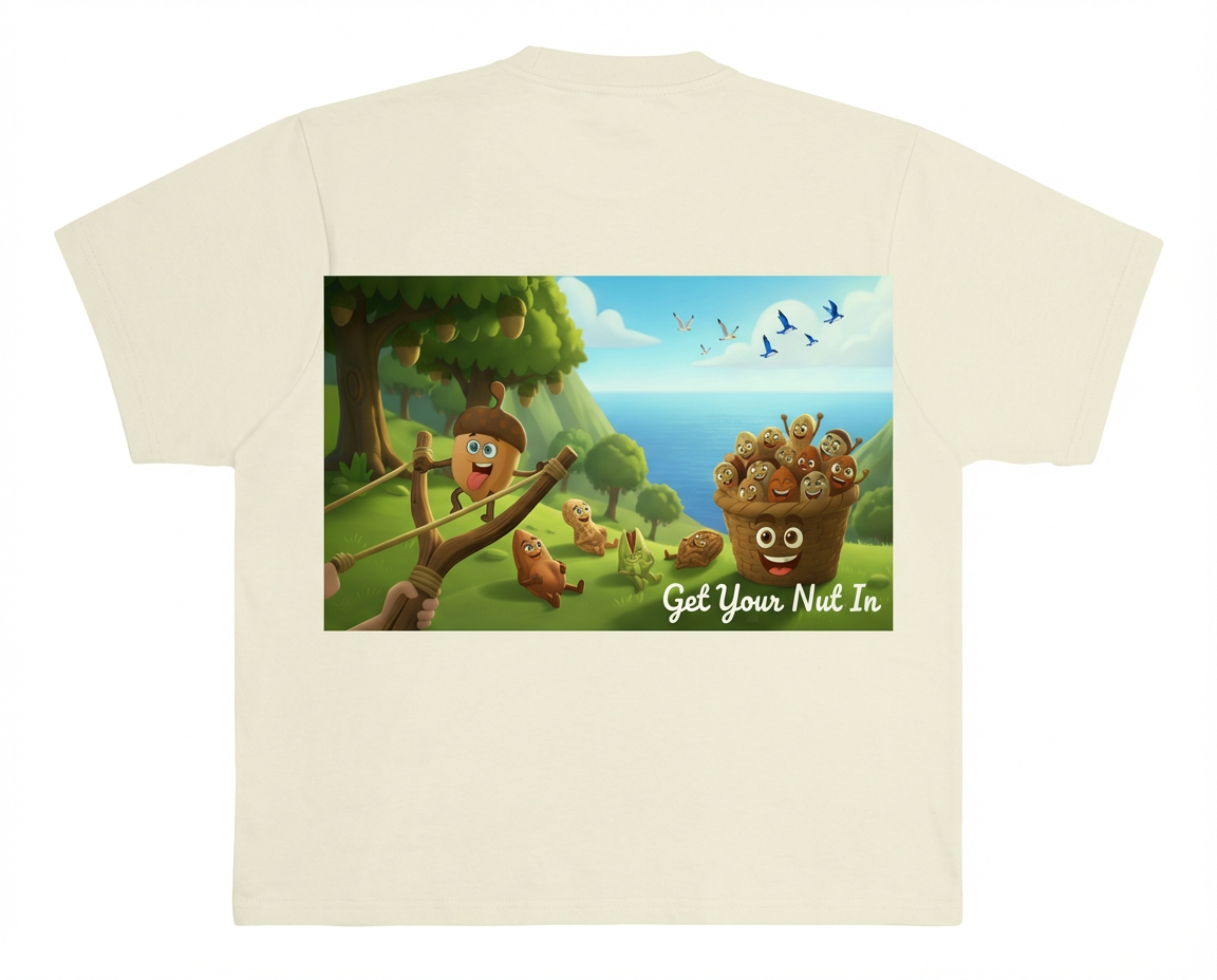 Heavyset Graphic Tee-Cream