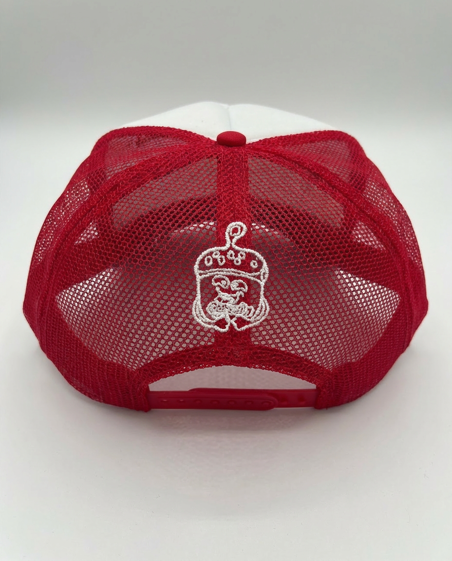 Trucker Hat-Cherry Red