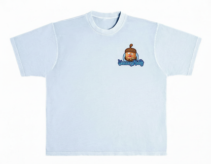 Heavyset Graphic Tee-Powder Blue
